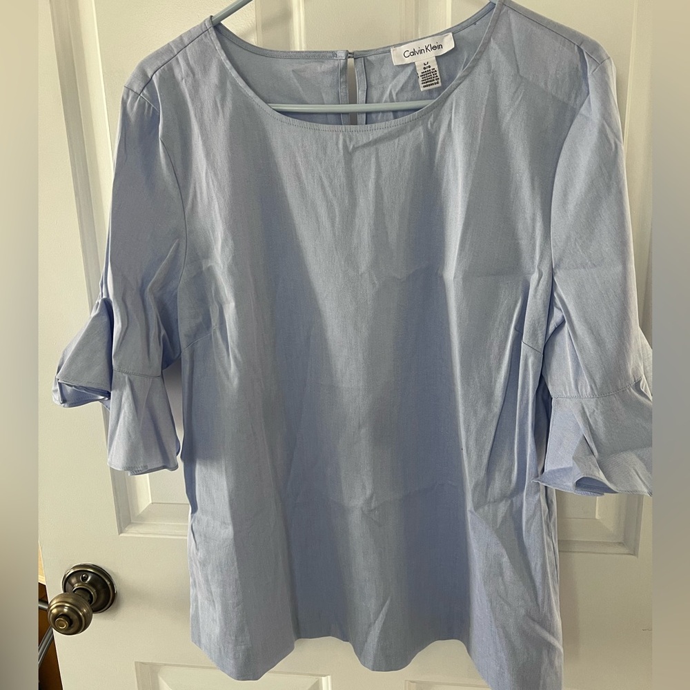 Calvin Klein Women's Blue Top